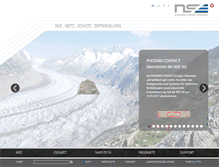 Tablet Screenshot of nse.ch